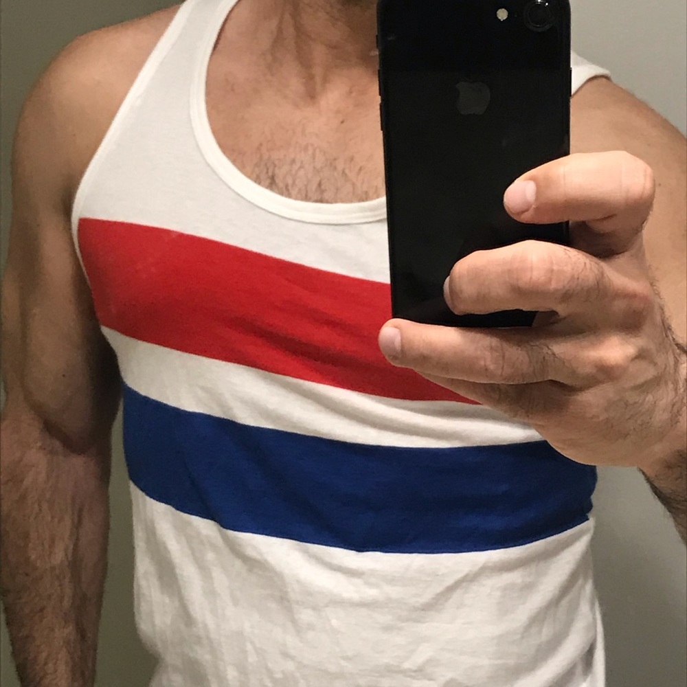 RED WHITE & BLUE Tank Tops XS, S, M, L, XL H&M NWT - Picture 5 of 7
